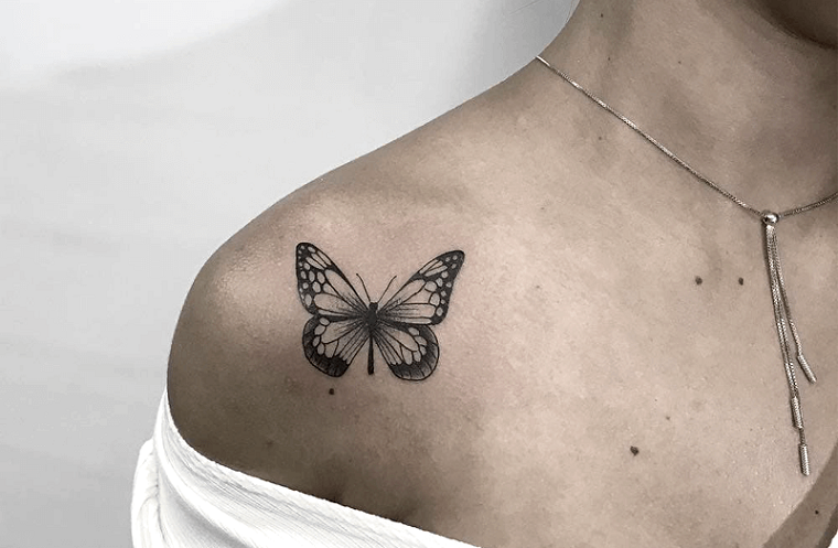 tatuajes-de-mariposas-femenino-dulce