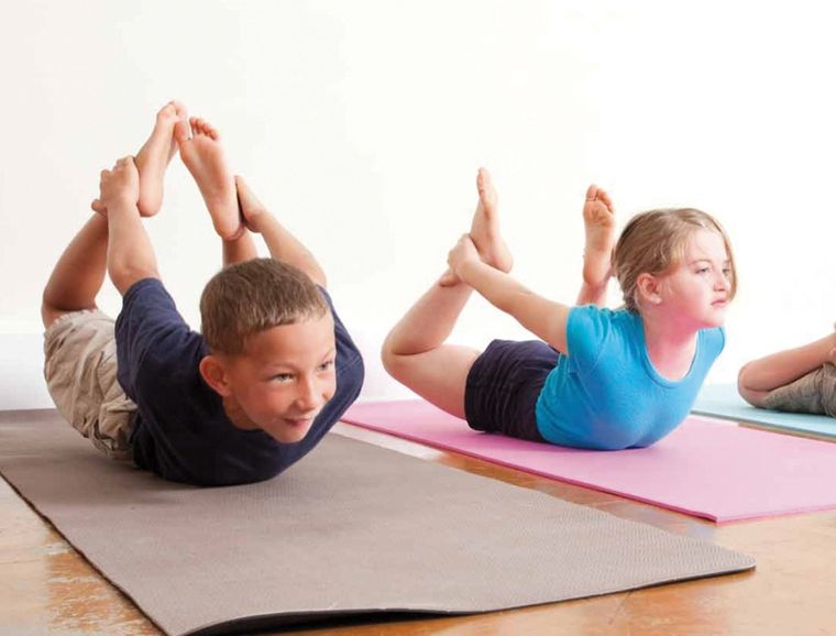 yoga para niños esfuerzo