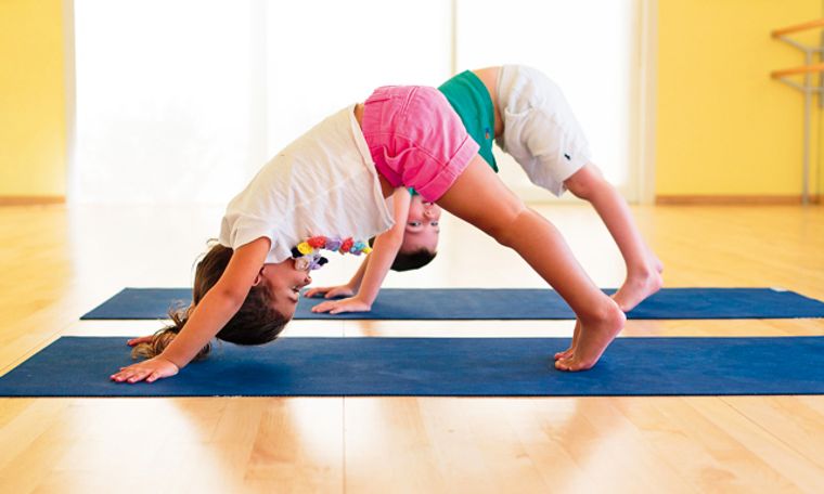 yoga para niños practica
