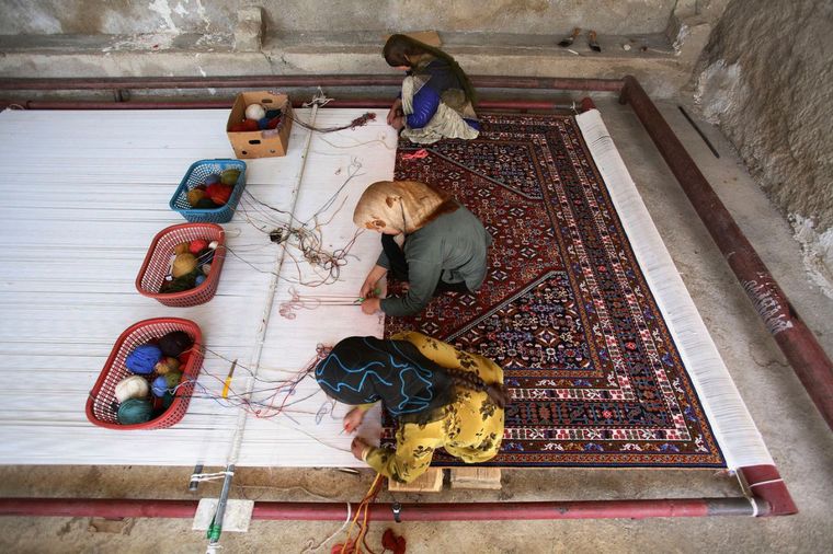 alfombras orientales arte