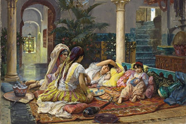 alfombras orientales pinturas
