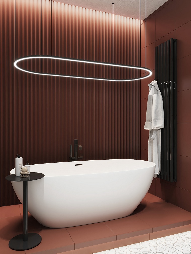 Baño de color moderno ¿Qué esta de moda en el baño en 2020?