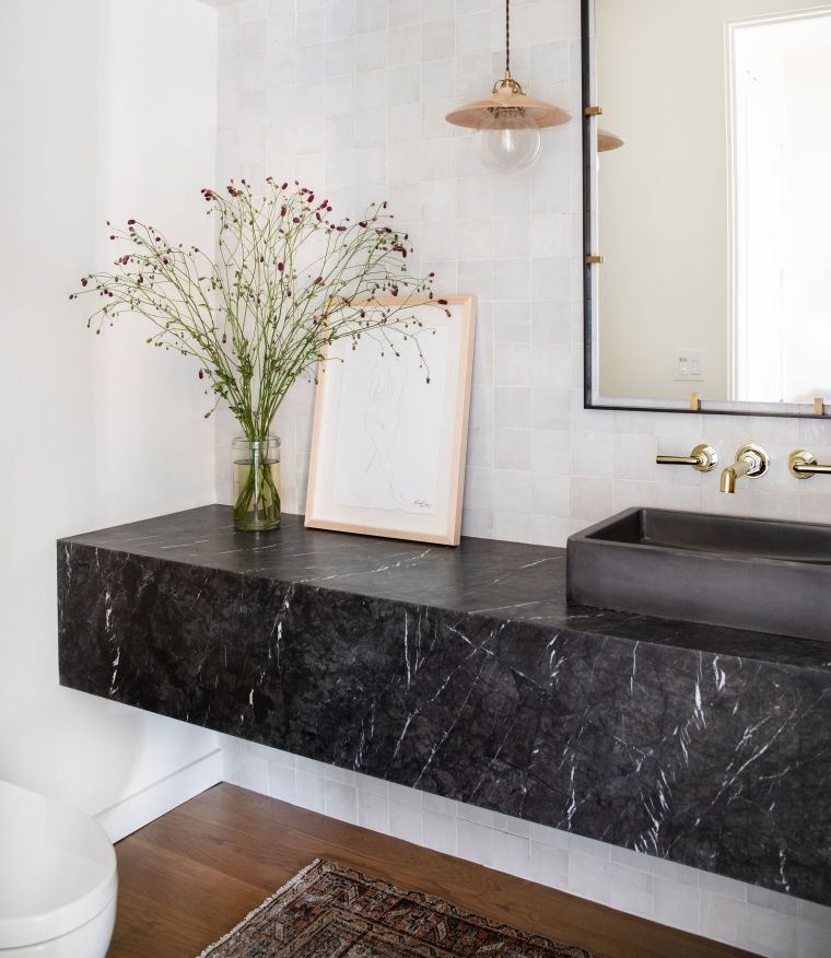 baños modernos piedra marmol
