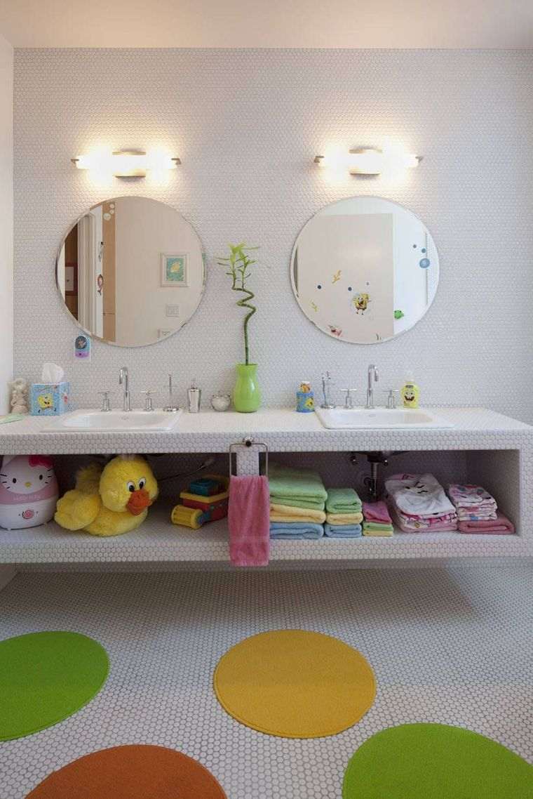 baños para niños doble