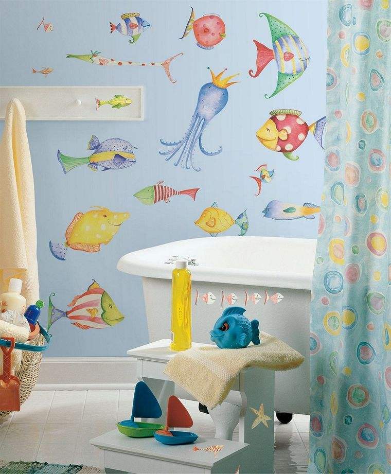 baños para niños marino