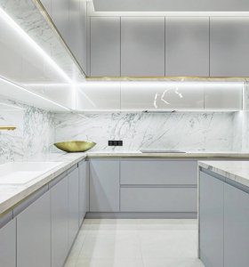 Cocinas pintadas con los colores de moda - 50 ideas