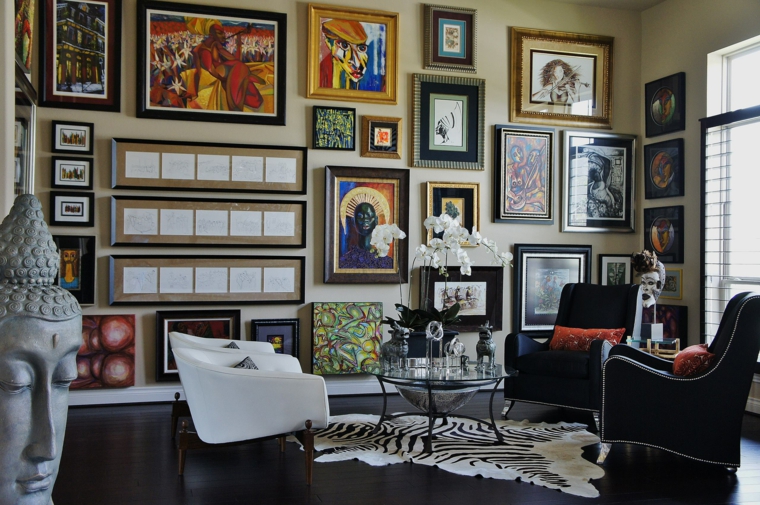 pared-cuadros-estilo-boho-ideas