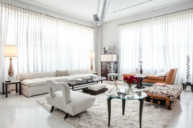 salón boho⁢ chic-muebles-modernos