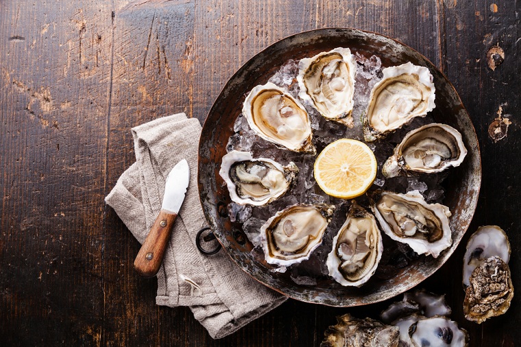 Alimentos ricos en zinc moluscos