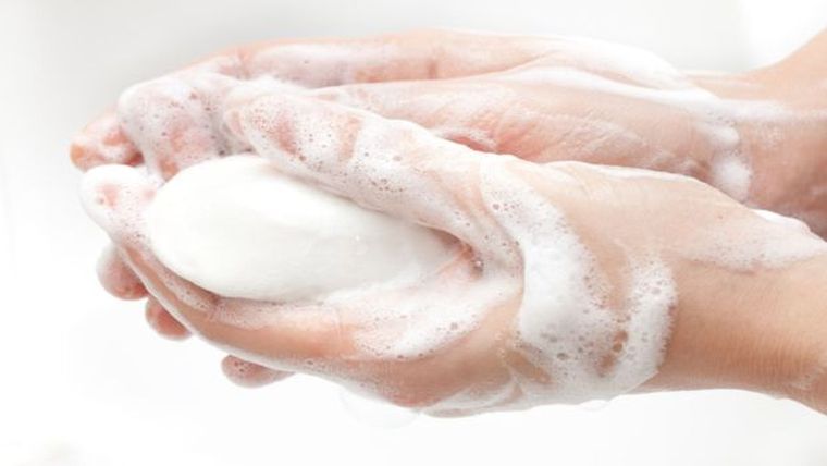cuarentena lavado manos