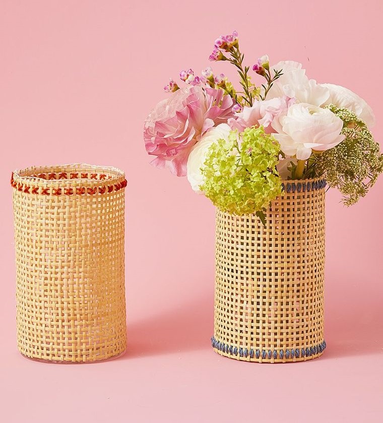 decoración de pascua floreros