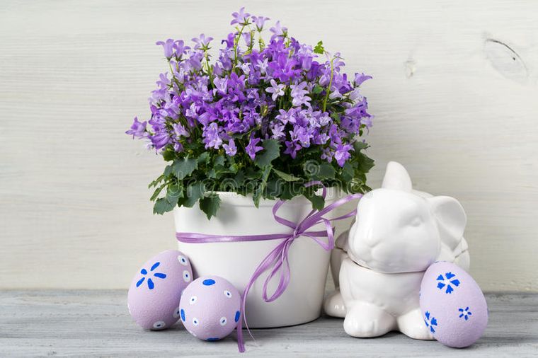 decoración de pascua flores