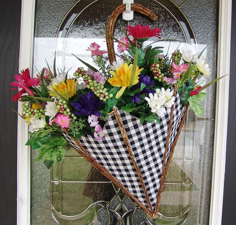 decoración de pascua paraguas