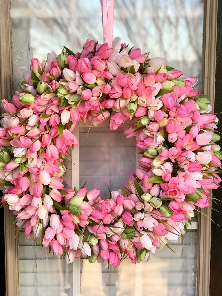 decoración de pascua tulipan