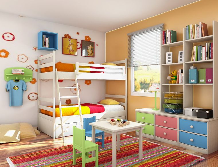 dormitorios infantiles colores
