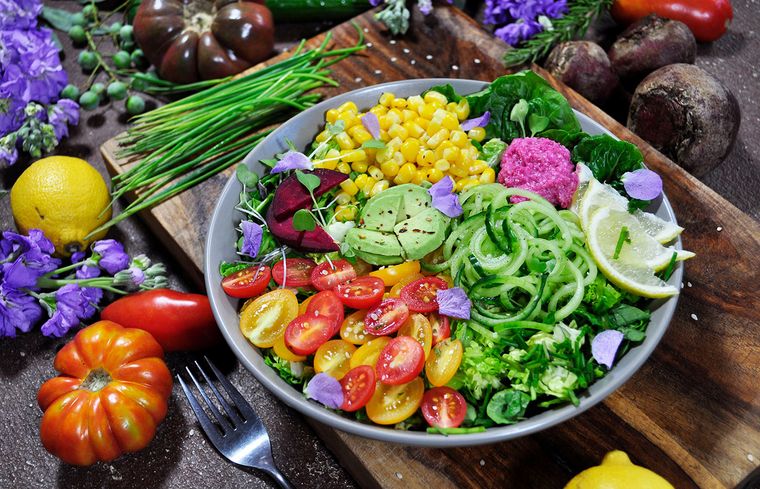 hábitos de vida saludable alimentos plantas