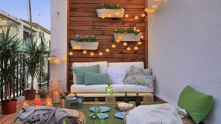 Ideas de decoración de balcones para hacer de ese espacio un pequeño oasis