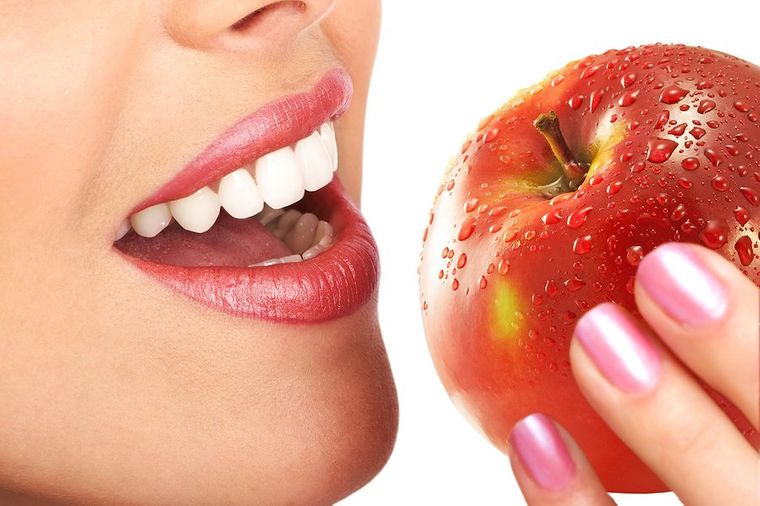 propiedades de la manzana dentadura