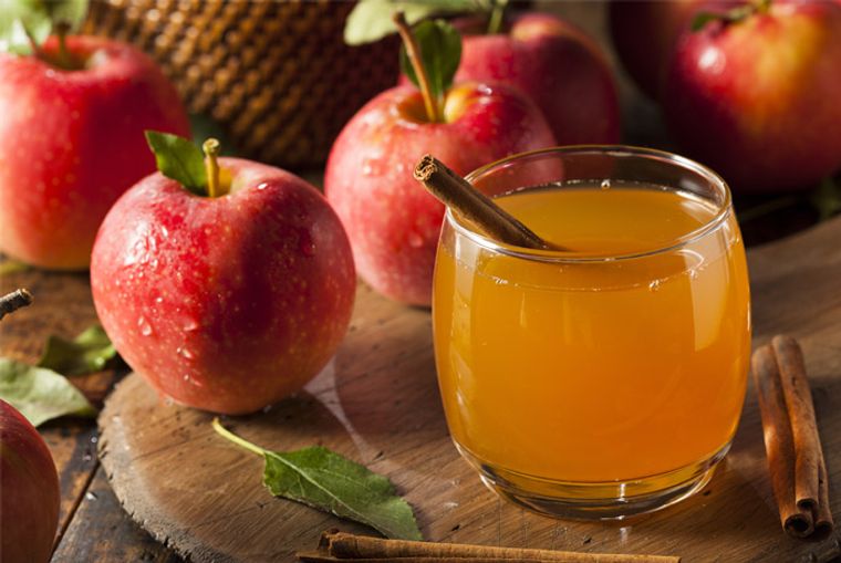 propiedades de la manzana jugo