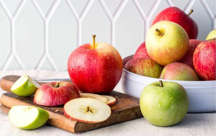 propiedades de la manzana rojas verdes