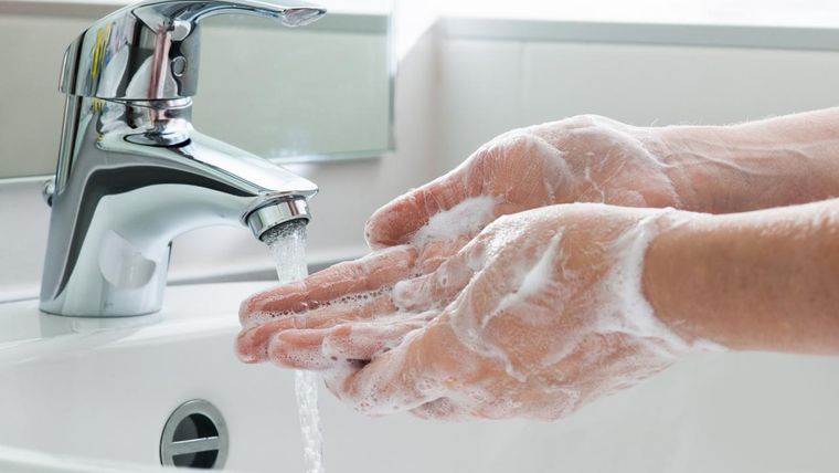 salud pública lavar manos