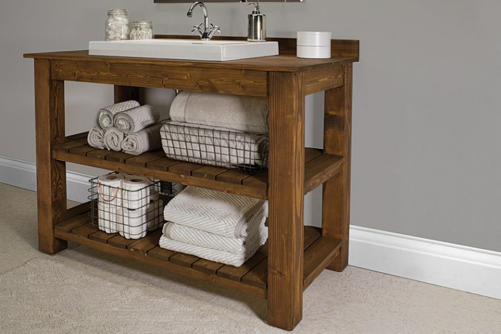 DIY ideas ingeniosas de bricolaje para tocadores de baño reutilizables