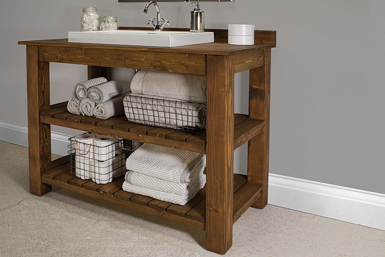 DIY ideas ingeniosas de bricolaje para tocadores de baño reutilizables