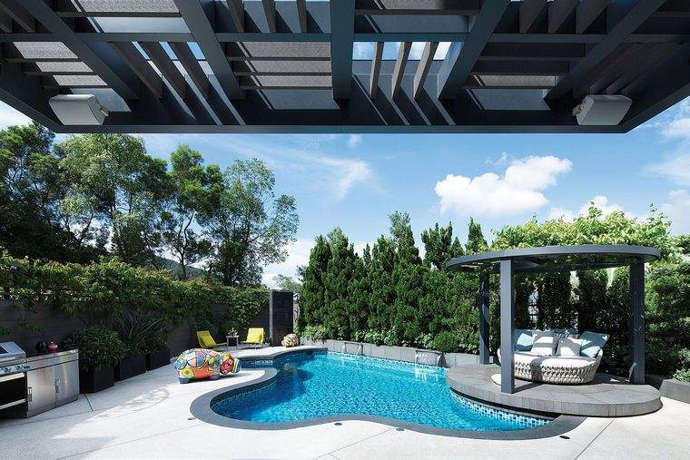 casa moderna piscina