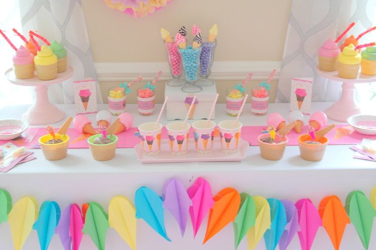 fiesta de cumpleaños colores pasteles