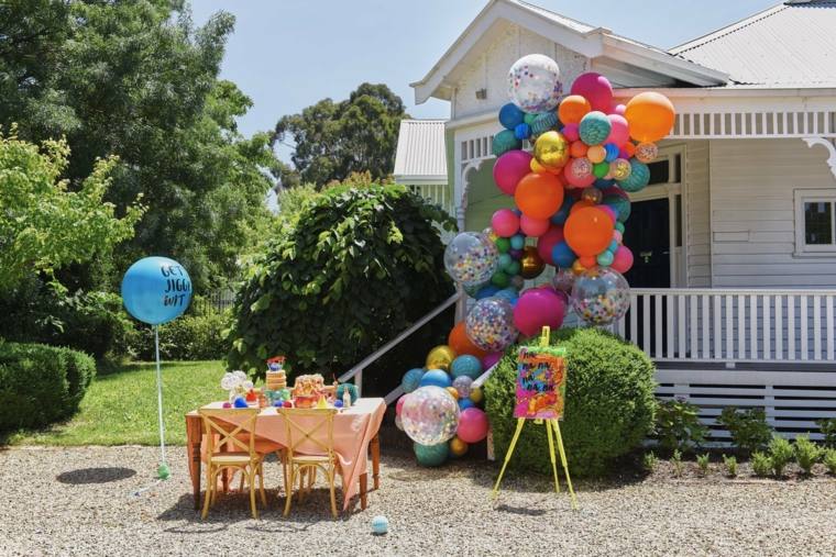 fiesta de cumpleaños decoracion globos