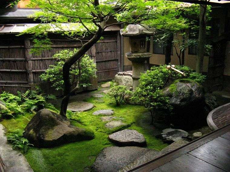 jardín japonés acogedor