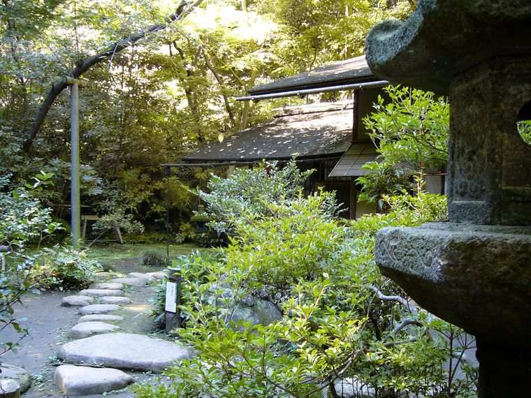 jardín japonés casa te camino