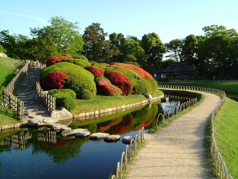 jardín japonés paseo