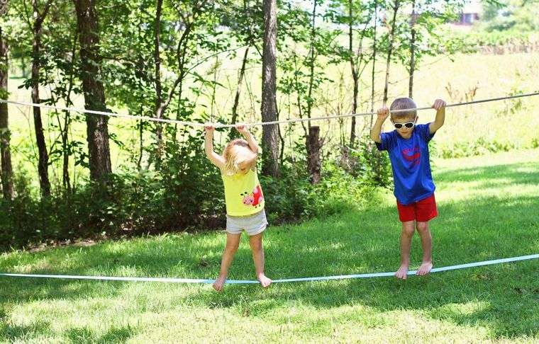 actividades para niños pasar cuerda