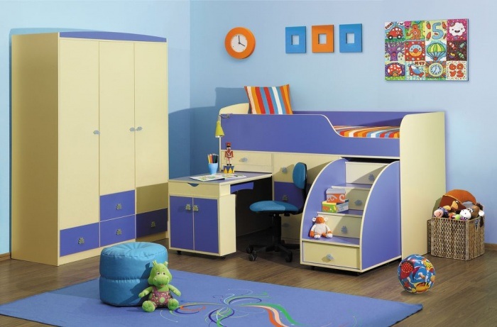 dormitorios-infantiles-originales-amarillo-azul