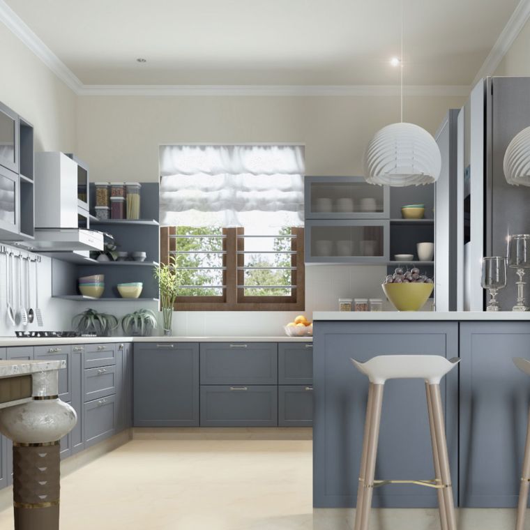 espacios pequeños-estilo-cocina-grande