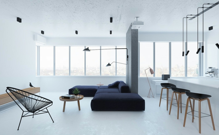 luces-flotantes-salon-minimalista