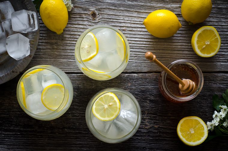 bebidas refrescantes limon miel