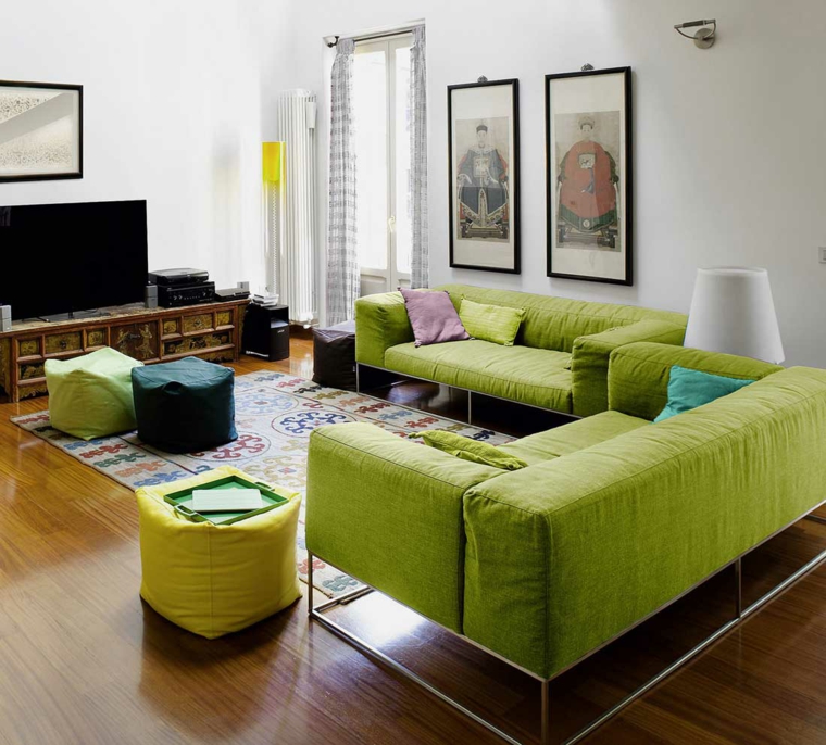 decoracion-verano-sala-estar-verde-ideas