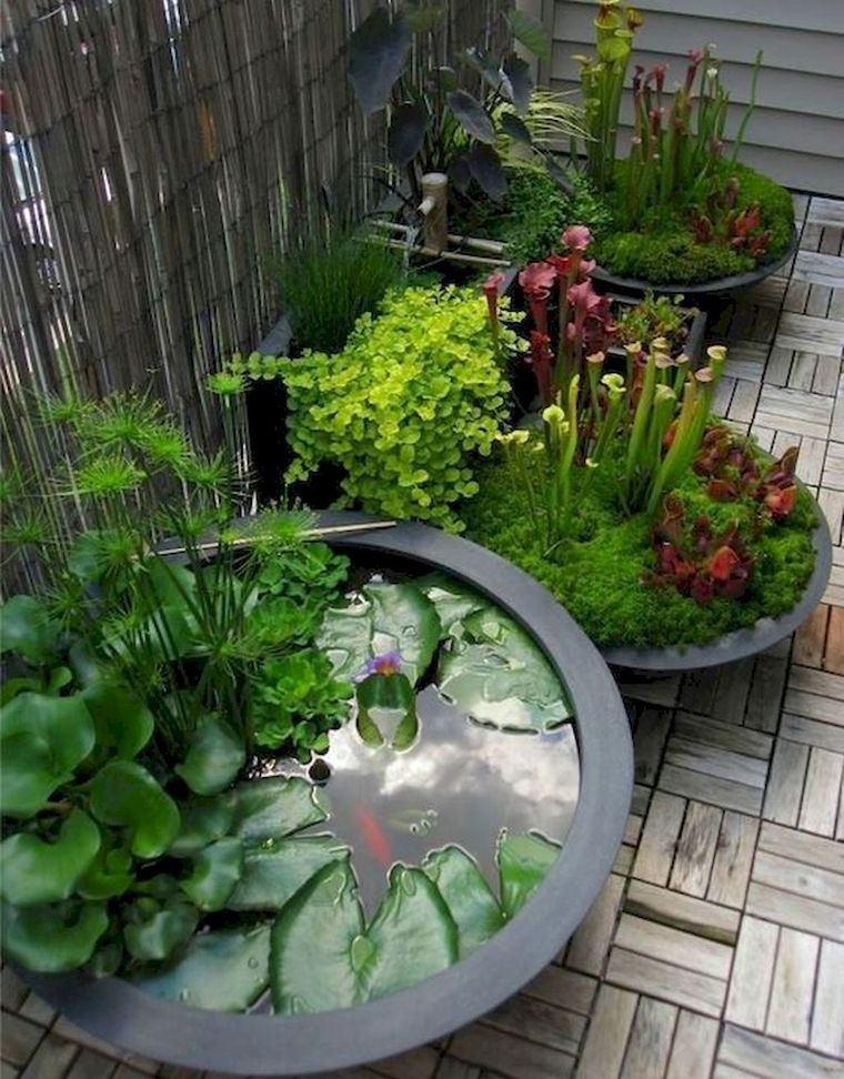 Estanque pequeño en tu jardín para añadir encanto a tu decoración al