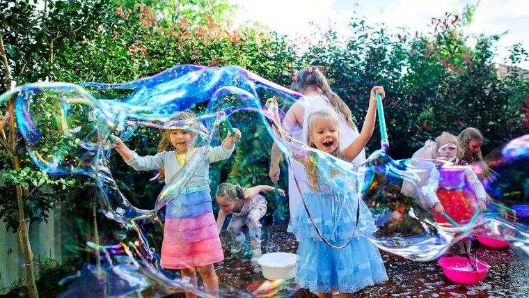 fiestas infantiles burbujas