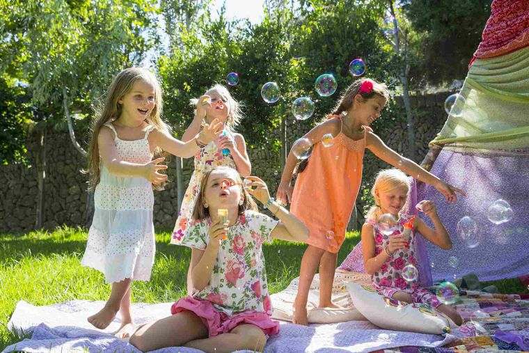 fiestas infantiles con burbujas