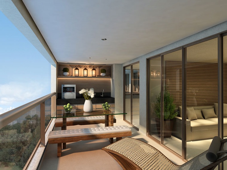 ideas creativas balcon lujoso