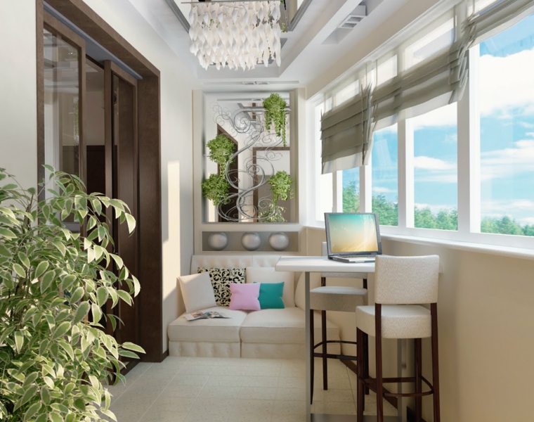 ideas creativas balcon minimalista