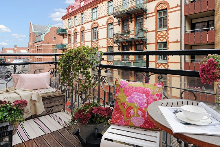 ideas creativas comodo balcon