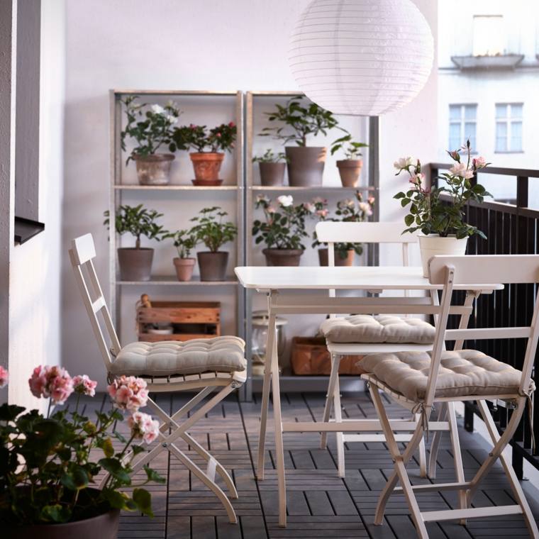 ideas creativas sillas plegables balcon