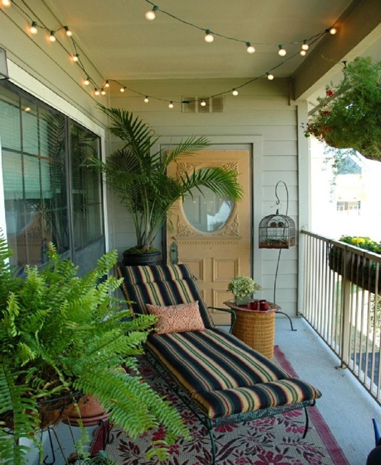 ideas creativas tumbona balcon