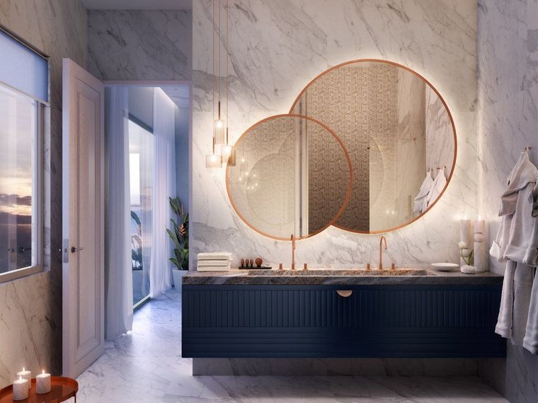 baños modernos 2020 espejos