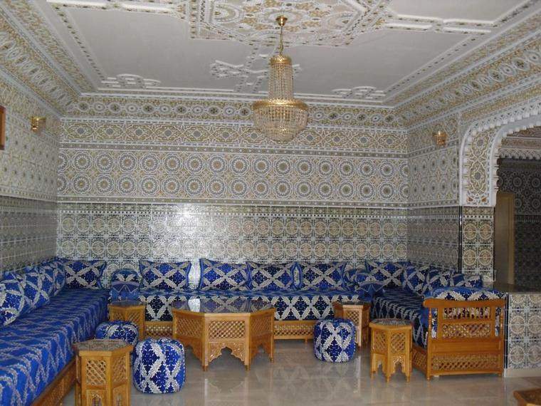 decoración marroquí azulejos