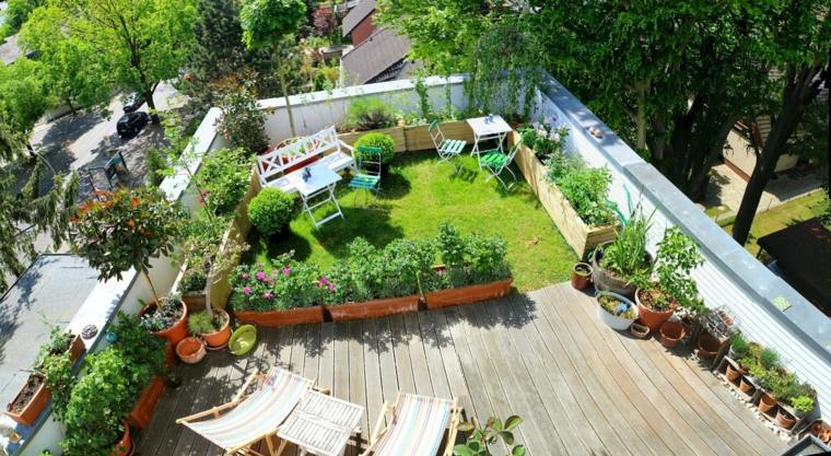 diseño de terrazas jardin